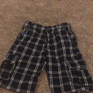 Plaid shorts